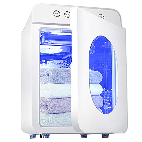 Ropa Interior Máscaras Máquina De Desinfección UV Pasteurización Secadora Pequeño Hogar Ropa De Bebé Toalla Esterilizador Gabinete Acero Inoxidable Estantes Extraíbles Regalo (Color : Blanco)