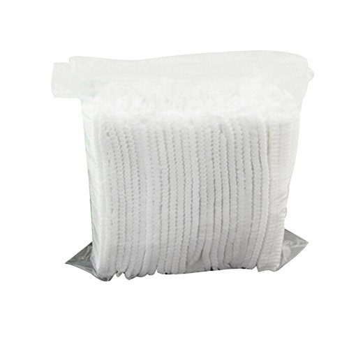 ROSENICE Casquillos de tela no tejidos desechables de 18 pulgadas para baño de ducha Cocina 100pcs