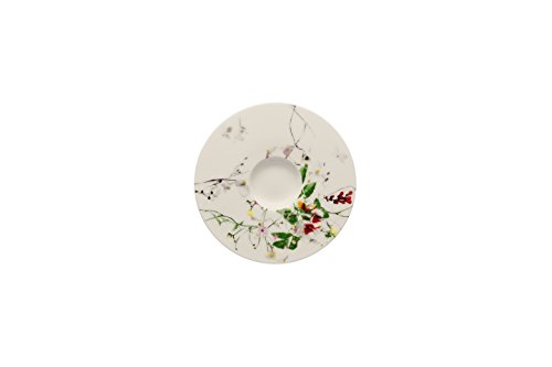 Rosenthal Brillance Fleurs Sauvages Platillo para Taza de Café Espresso, Porcelana De Hueso, Multicolor, 12 cm