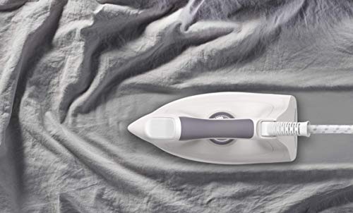 Rowenta - Plancha Easy Steam con generador de vapor 5 Bar Bianco/Lilla