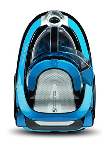 Rowenta Silence Force Cyclonic Classic RO7611EA Aspirador trineo sin bolsa, 750 W, silencioso 67 dB, capacidad 2.5 L, color azul y negro