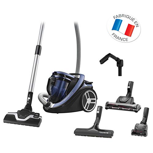 Rowenta Silence Force Cyclonic RO7691EA Aspirador sin bolsa, filtrado ciclónico, eficiente, silencioso, depósito con capacidad de 2,5 L, fácil de almacenar y de vaciar, con diseño compacto