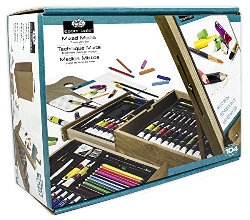 Royal & Langnickel- Set de Artista Caballete para Todos los usos, 104 Piezas, Multicolor (Royal Brush REA6000)