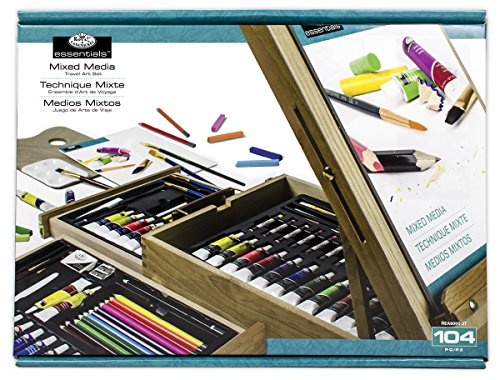 Royal & Langnickel- Set de Artista Caballete para Todos los usos, 104 Piezas, Multicolor (Royal Brush REA6000)