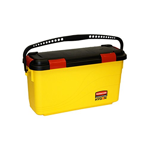 Rubbermaid Commercial Products FGQ95088YEl - Cubo de desinfección con Cierre hermético, Amarillo