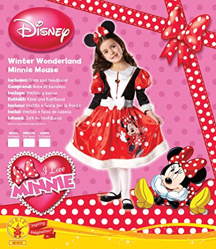 Rubbies - Disfraz de Minnie Mouse para niña, talla M (5-6 años) (881872M)