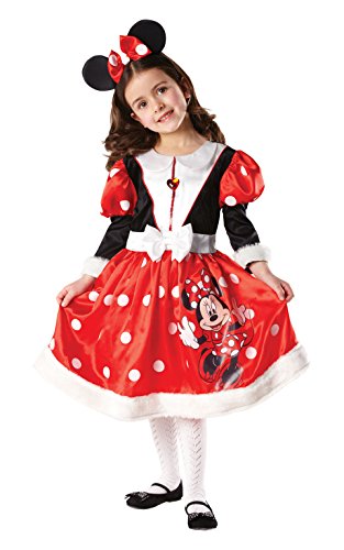 Rubbies - Disfraz de Minnie Mouse para niña, talla M (5-6 años) (881872M)