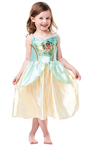 Rubies - Disfraz oficial de princesa de Disney, diseño de tiana, diseño de princesa, talla para niños de 2 a 3 años, altura 98 cm