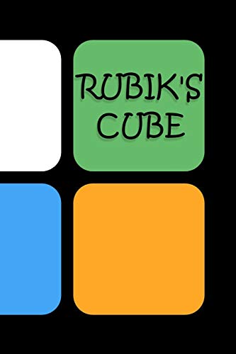 Rubik's Cube Notebook: Journal For Puzzles Fans