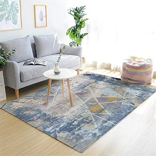 RUGS-YZ Alfombra Infantil Niña Gris Alfombra de salón Gris Estilo Retro Antiguo patrón Alfombra Duradera Antideslizante Alfombras para Salon Los 60X90CM Alfombra Exterior Jardin 1ft 11.6''X2ft 11.4''