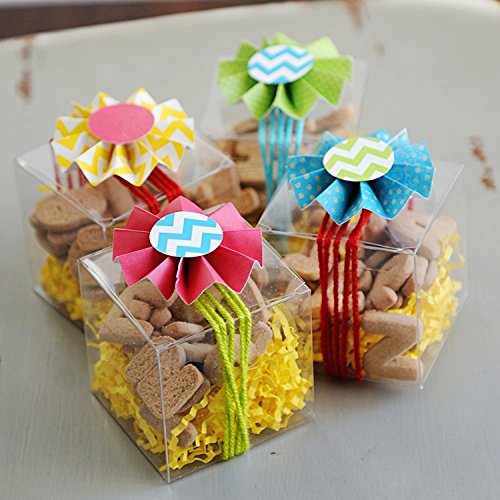 RUSPEPA Cajas Transparentes del Pet Doméstico 30pcs / Cajas de Regalo Claras para Los Favores de la Fiesta de la Boda, del Fiesta y de la Ducha de Bebé, 8 x 8 x 8 CM