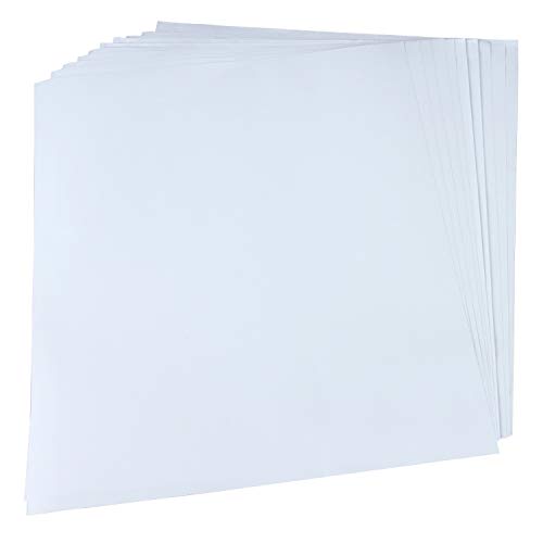 RUSPEPA Papel De Silicona Antiadherente De 30X38Cm, para Transferencias De Prensa T¨¦rmica - Paquete De 20