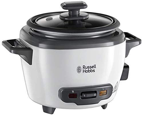 Russell Hobbs 27020-56 Mini olla arrocera de 0,4 litros, cuenco antiadherente extraíble para mantener el calor