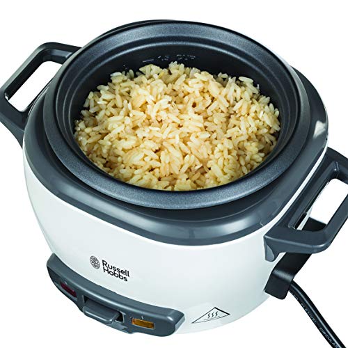 Russell Hobbs 27020-56 Mini olla arrocera de 0,4 litros, cuenco antiadherente extraíble para mantener el calor