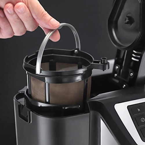 Russell Hobbs Chester Grind & Brew - Cafetera de Goteo (Jarra Cafetera, 1025 W, Negro, Molinillo) - ref. 22000-56