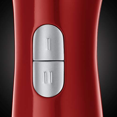 Russell Hobbs Desire - Batidora de Mano, Vaso de 500 ml, Batidora Smoothies, Acero Inox, 500 W, Rojo, Referencia 24690-56