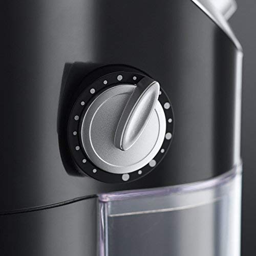 Russell Hobbs - Molinillo de Café Eléctrico (140 W, para 12 Tazas, Fácil Limpieza, Negro) - ref. 23120-56