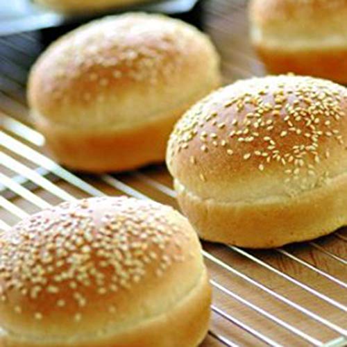 S-TROUBLE Formas de Pan de Hamburguesa de Silicona Moldes de panadería Perforados Molde de Bandeja de Hojas para Hornear Antiadherente