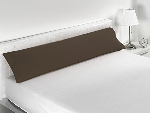 SABANALIA - Funda de Almohada Combina tamaños, Cama 135, Chocolate