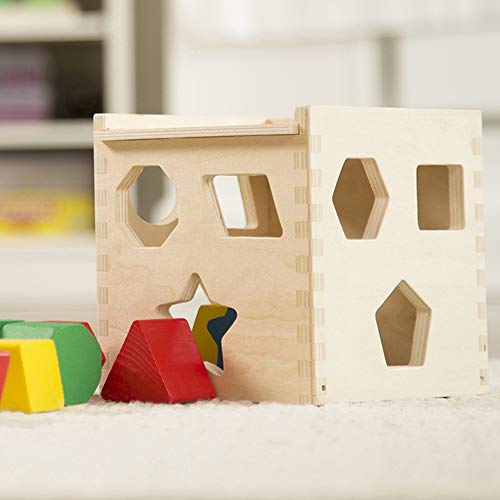 Sablon Melissa & Doug - Cubo para clasificar Formas (10575)