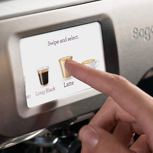 SAGE SES880BSS the Barista Touch, Cafetera espresso, Cappuccinatore, 15 Bar, acero inoxidable