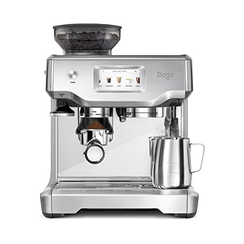 SAGE SES880BSS the Barista Touch, Cafetera espresso, Cappuccinatore, 15 Bar, acero inoxidable