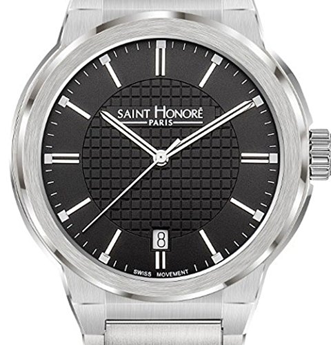 Saint Honoré Reloj Analogico para Hombre de Cuarzo con Correa en Acero Inoxidable 8611461NIN