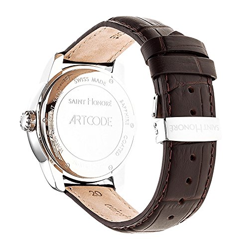 Saint Honoré Reloj Analogico para Hombre de Cuarzo con Correa en Cuero 8610301ARAN