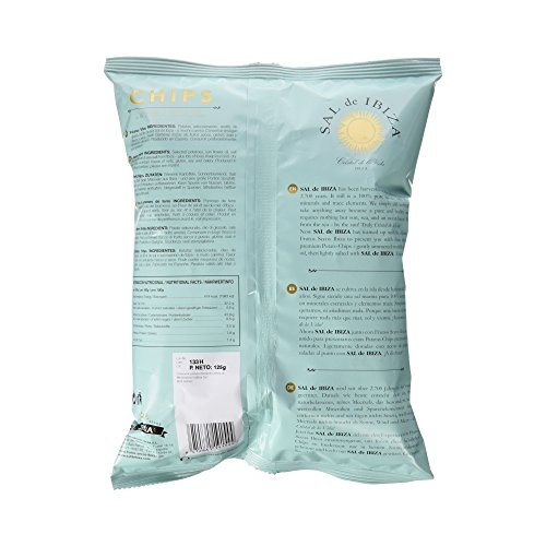 Sal de Ibiza - Patatas Chips a la Flor de Sal de Ibiza - 125 g