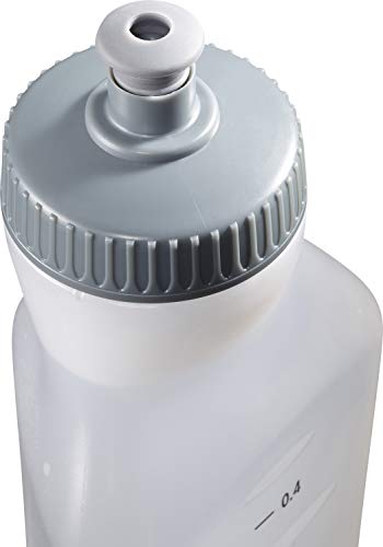 Salomon Botella rígida, Unisex, 3D BOTTLE 600ml, Blanco traslúcido, 600 ml, LC1334400