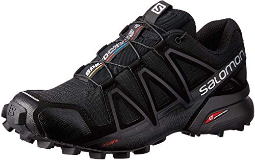 Salomon Speedcross 4 W, Zapatillas de Trail Running para Mujer, Negro (Black/Black/Black Metallic), 45 1/3 EU