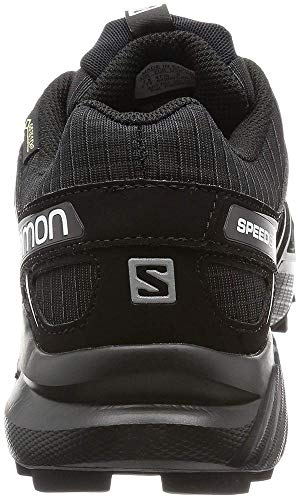 Salomon Speedcross 4, Zapatillas de Trail Running para Hombre, Negro (Black/Black/Black Metallic), 45 1/3 EU