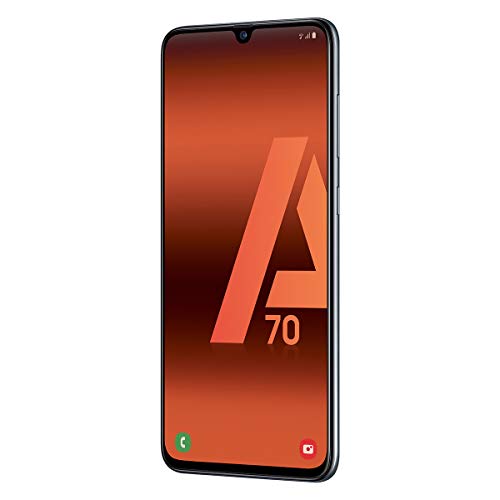 Samsung Galaxy A70 (128gb, Dual-SIM, pantalla de 6.7 " Full HD + Dynamic AMOLED, 4500 MaH), color negro [Versión española]