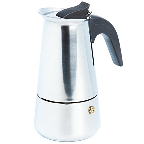 San Ignacio 6T Milán Cafetera modelo para 6 tazas, Acero Inoxidable, Plata