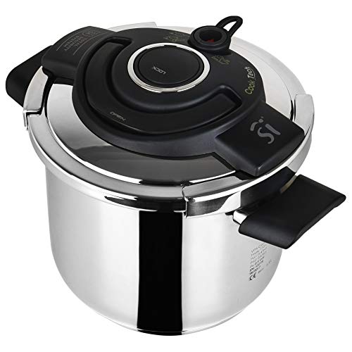 San Ignacio Q2927 Olla a presión, acero inoxidable, 22 cm, 6,5 L, Cooktech