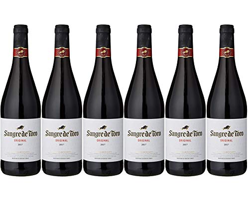 Sangre de Toro, Vino Tinto - 6 botellas de 75 cl, Total: 4500 ml