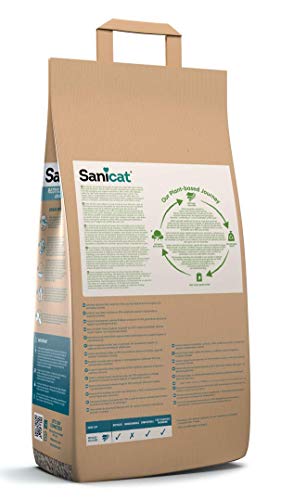 SANICAT Lecho higiénico Clean & Green Celulosa - 10L