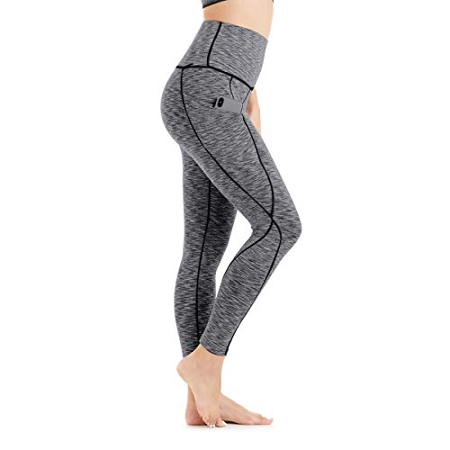 SANMIO Leggings Deportivos de Yoga para Mujeres, Pantalones de Yoga para Mujeres con Bolsillos Pantalones Deportivos Maravillosos Pantalones Deportivos Ultrasport para Mujer