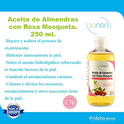 SANON - SANON Aceite de Almendras con Rosa Mosqueta 250 ml