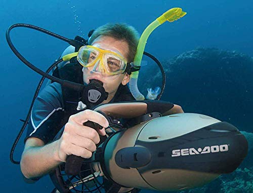 SANON Seascooter 100 pies bajo el Agua 3,0 mph Vespa 2 Velocidad Snorkel Buceo Go Pro Compatible. WTZ012