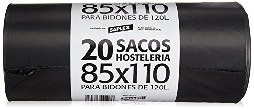 Saplex - Sacos Hostelería - 85x110 para bidones de 120 l - 20 unidades