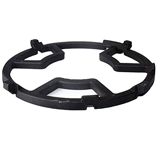 Sarplle Wok Holder Taburete de Gas de Anillo de Soporte de Hierro Fundido de 1 Pieza para sartenes, quemadores de Gas, Horno, Parrilla