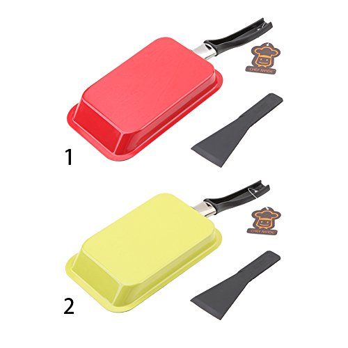 Sartén antiadherente estilo japonés Tamagoyaki, molde para tortitas, molde para tortitas, mini sushi y tortilla, utensilios de cocina, No nulo, rosso, 30.7 12.4 2.2cm