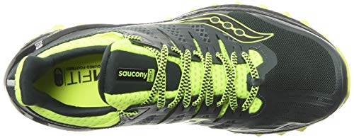 Saucony Xodus ISO 3, Zapatillas para Hombre, Verde Amarillo, 46 EU