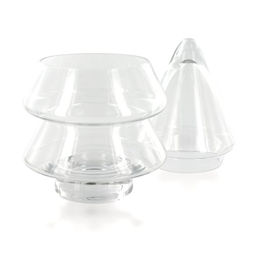 Saveur et Degustation – Bombonera Pino de Cristal Transparente, Cristal, Transparente, 11x11.50x18 cm