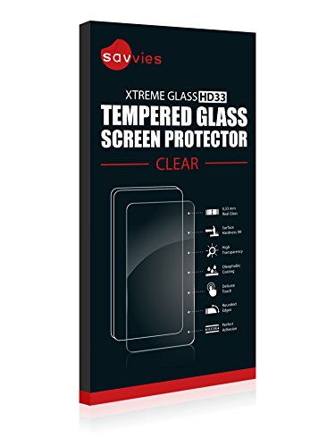 savvies Cristal Templado Compatible con Doogee Galicia X5 / X5 Pro Protector Pantalla Vidrio Proteccion 9H Pelicula Anti-Huellas