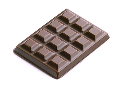 SCG11 Molde de Silicona para chocolatines con Forma de tablitas, Color marrón