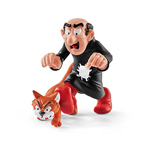 Schleich Los pitufos - Casa de pitufos con Papa Schlumpf, Gargamel y Azrael