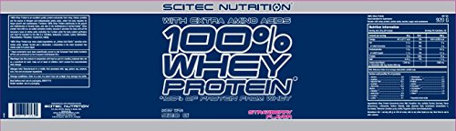 Scitec Nutrition 100% Whey Protein Proteína Fresa - 920 g