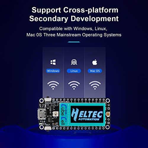 Seamuing Lora Module SX1262 LoRaWAN 868 915 mHz IoT placa de desarrollo CP2102 MCU 128KB Flash Ultra Bajo consumo de energía solar diseño alimentado con antena para Arduino y Escena Inteligente